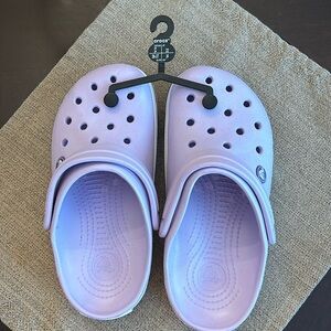 Lavender Crocs - Brand New